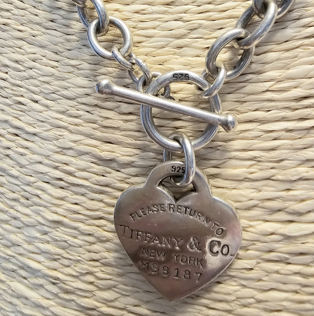 Tiffany & Co. Return To Sterling Silver Heart Necklace